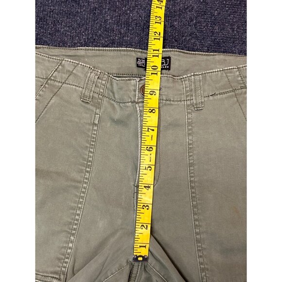 BBJ Los Angeles Olive Green Cargo Pants 30 Waist Cotton Blend Juniors 11 - Picture 6 of 13